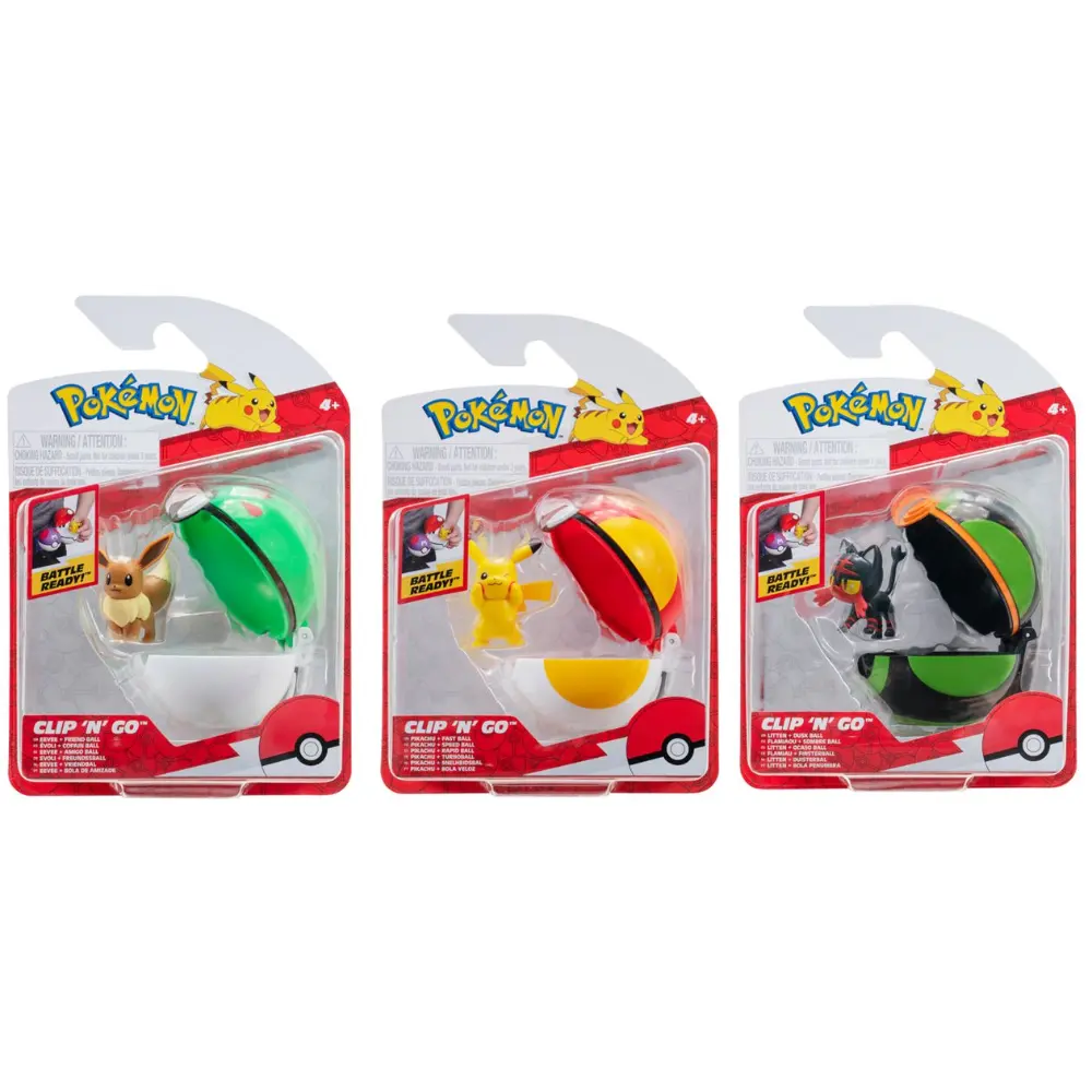Pokemon Clip N Go Assortment 1-piece
