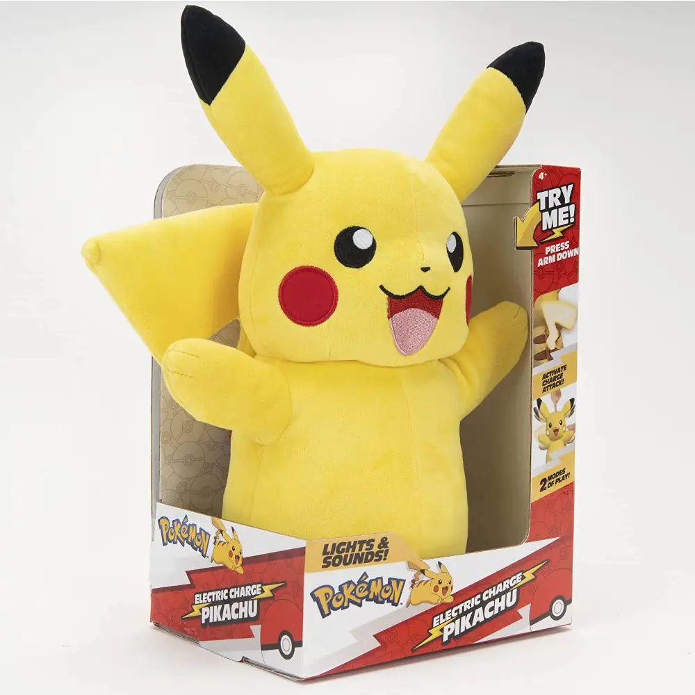 Pokemon Feature Deluxe لعبة قطيفة Pikachu ١١ بوصة