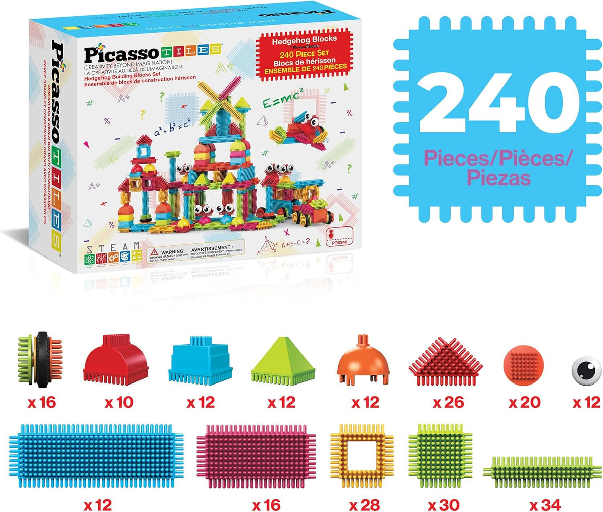 Picasso Magnetic Blocks Hedghog 240-pieces
