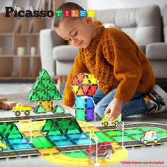Picasso Magnetic Tiles Highway Printed Set 16-Pieces