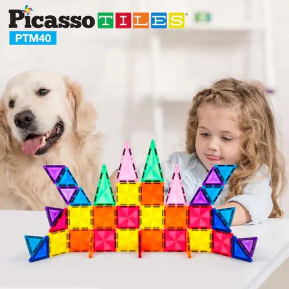 Picasso Magnetic Mini Diamond Building 40-pieces