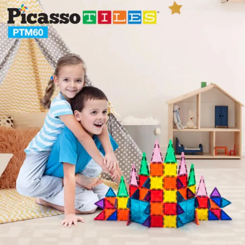 Picasso Magnetic Mini Diamond Building Set – 60 Pieces