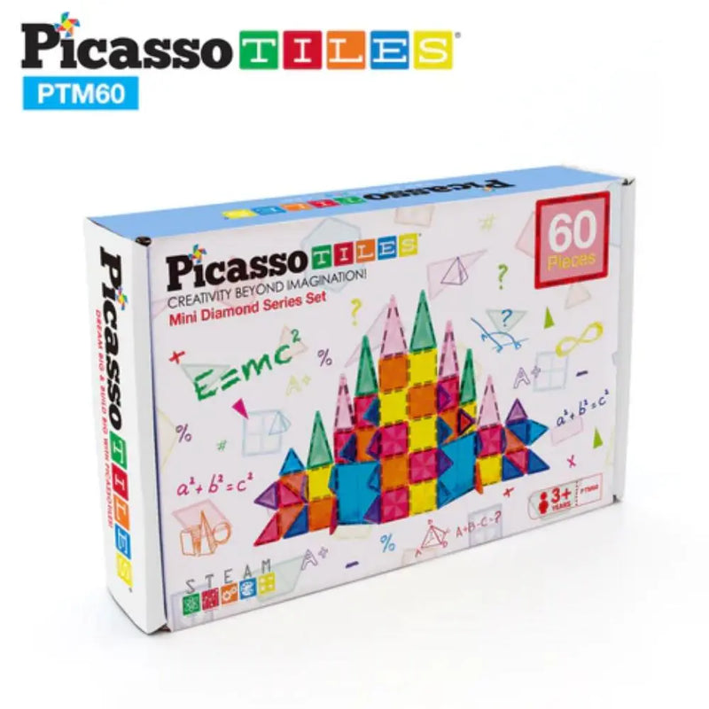 Picasso Magnetic Mini Diamond Building Set – 60 Pieces