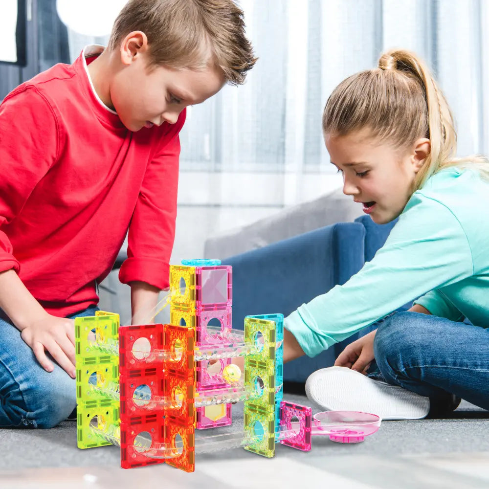 Picasso Magnetic Mini Diamond Marble Run Track 60pieces