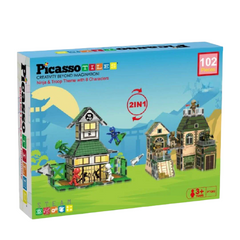 Picasso Magnetic Tiles Ninja Theme 102-pieces