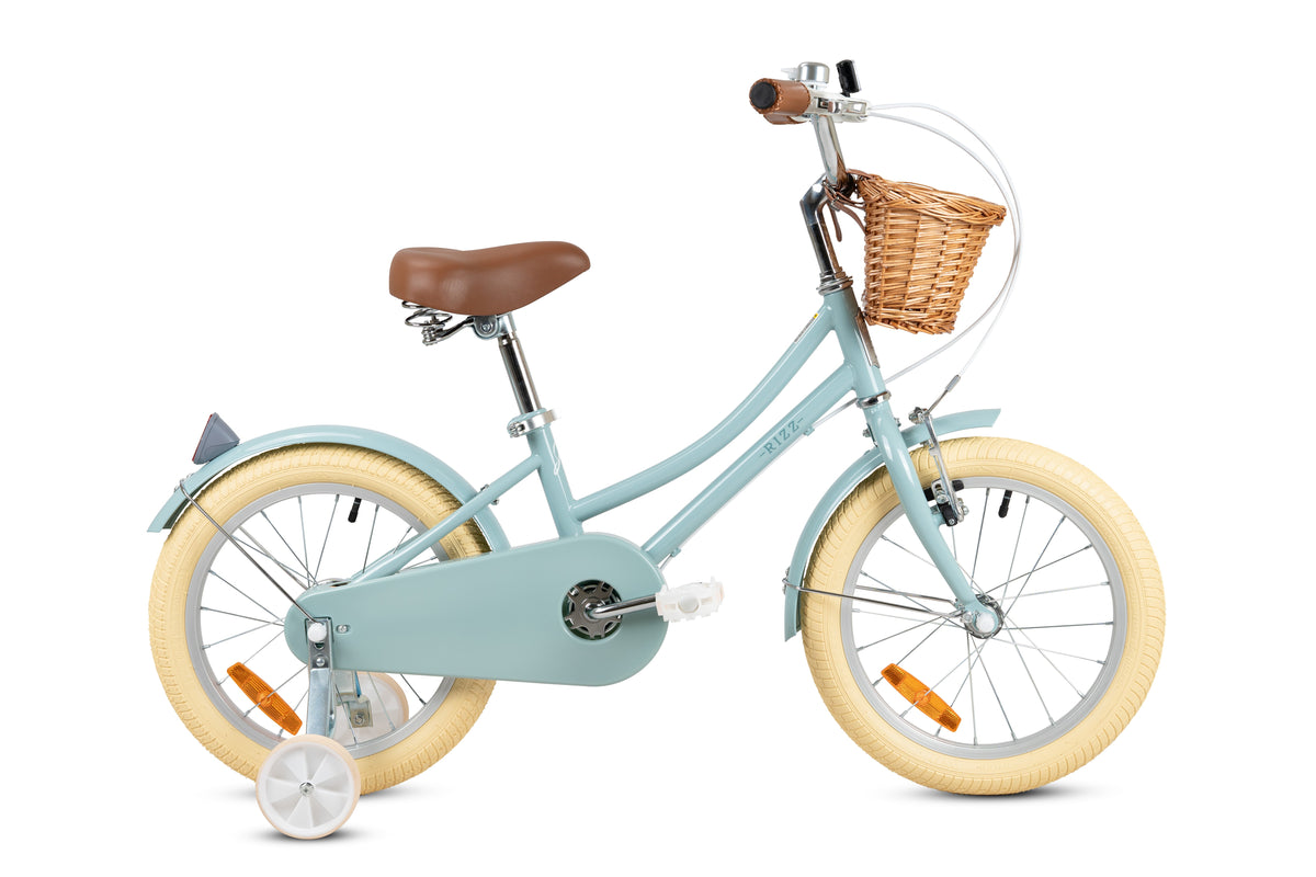 Rizz 16-Inches Gray Kids Bicycle - Platinum Girls