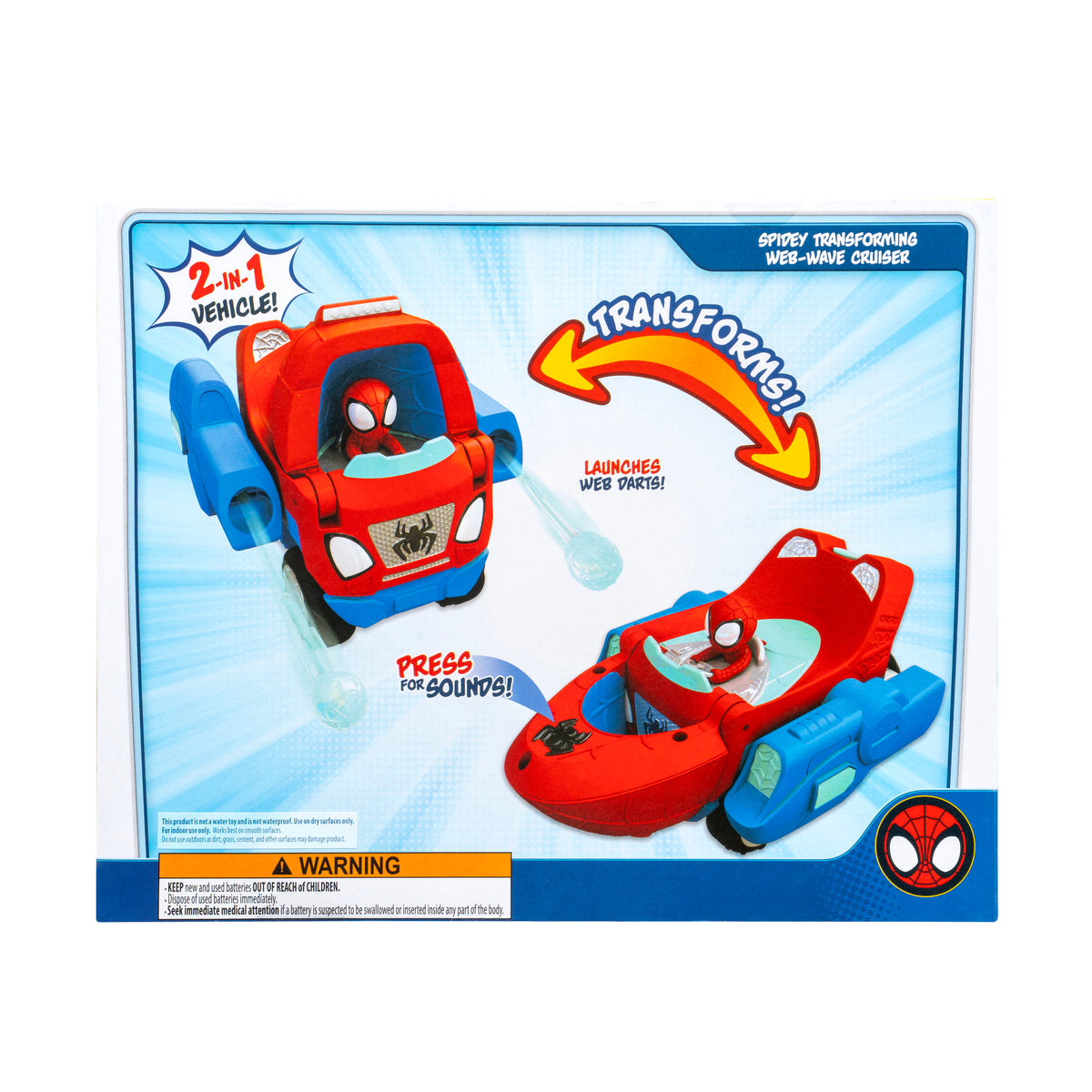 مركبات ألعاب - Spidey N Friends Vehicle Web Wave Cruise