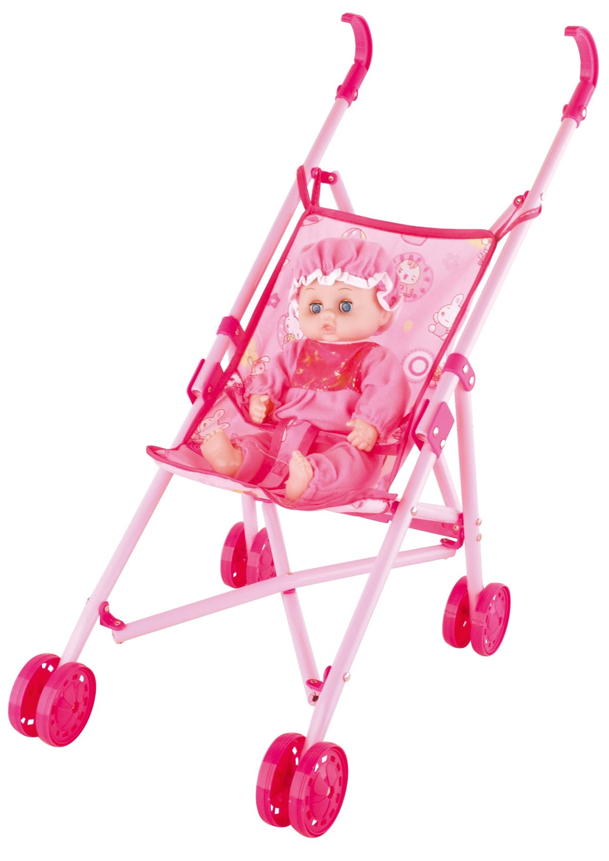 Power Joy Baby Cayla Trolley + دمية