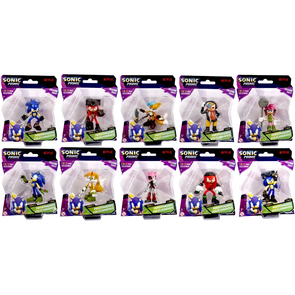 Sonic Figure Blister 2.5-Inches 10Assortment