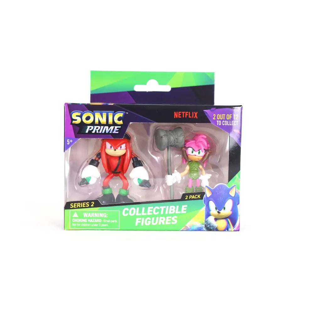 تشكيلة شخصيات Sonic Prime - شخصيتان في علبة عرض