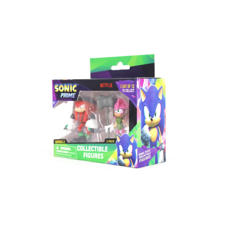 تشكيلة شخصيات Sonic Prime - شخصيتان في علبة عرض