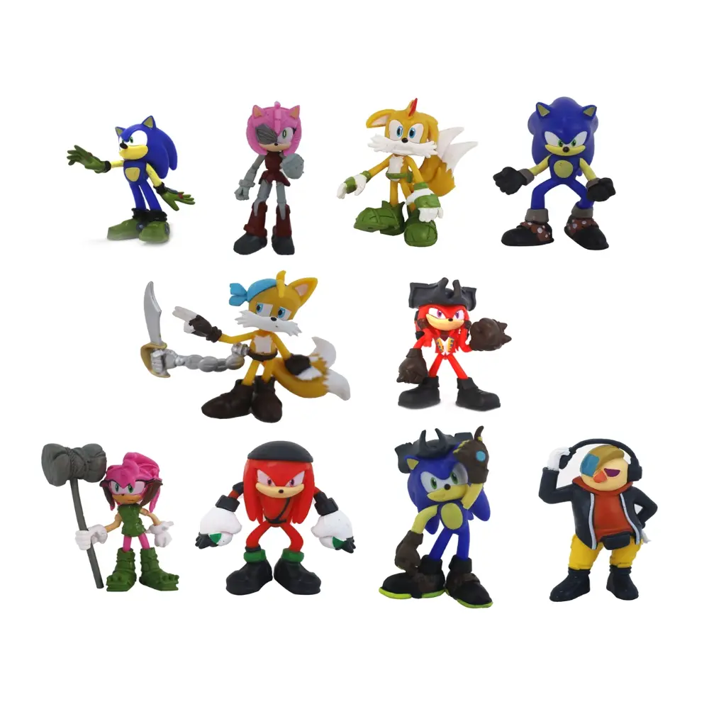 تشكيلة شخصيات Sonic Prime - شخصيتان في علبة عرض