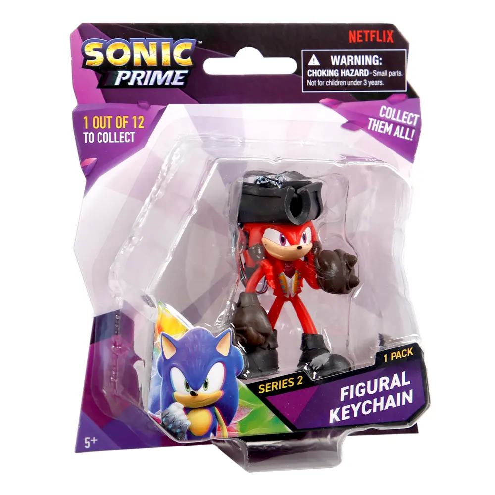Sonic Figure Key Chain Blister Pack 2.5 Inch Assortment 1-piece
