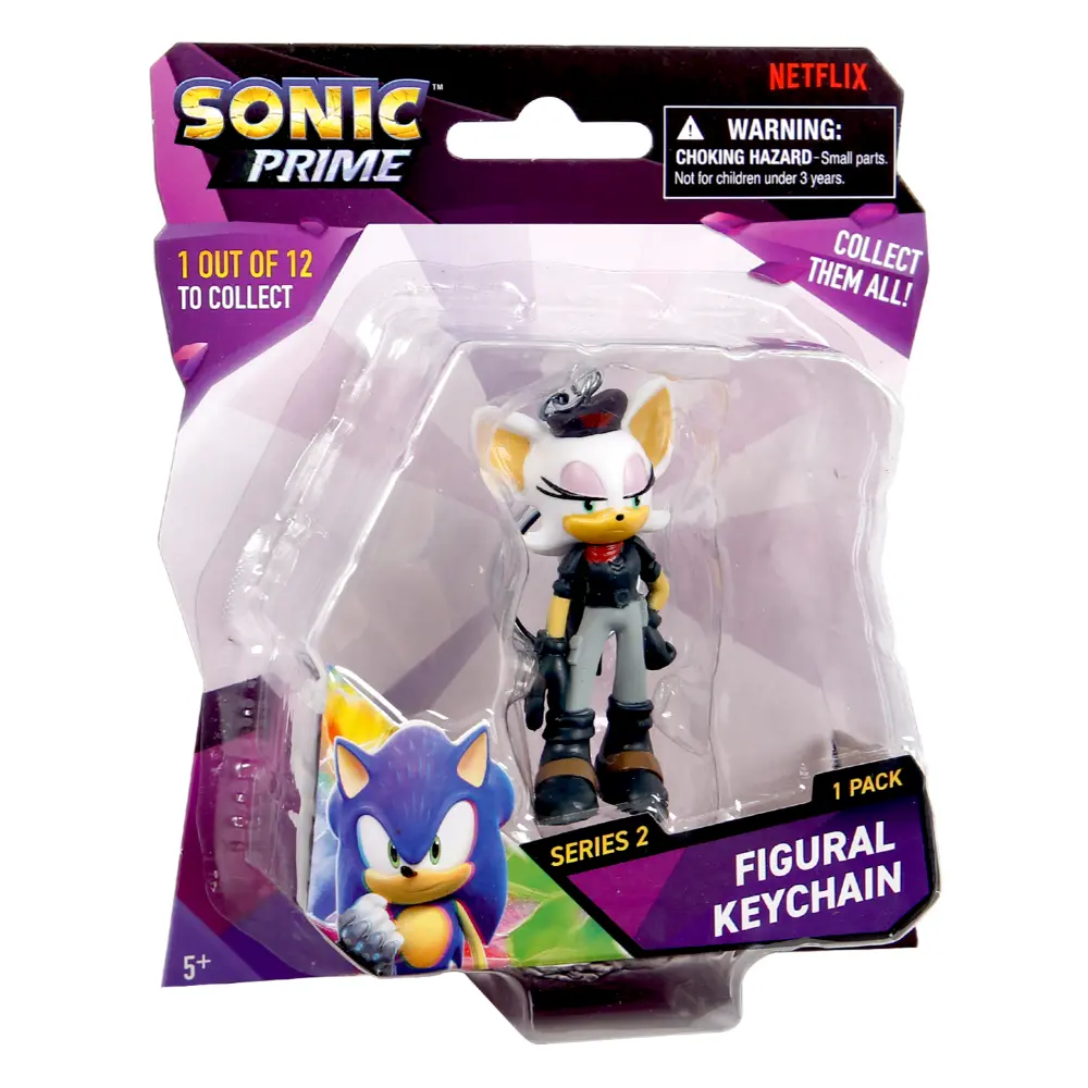 Sonic Figure Key Chain Blister Pack 2.5 Inch Assortment 1-piece