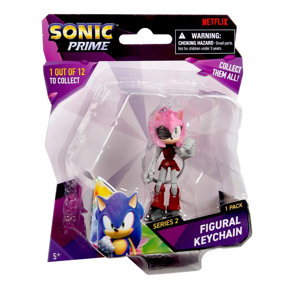 Sonic Figure Key Chain Blister Pack 2.5 Inch Assortment 1-piece