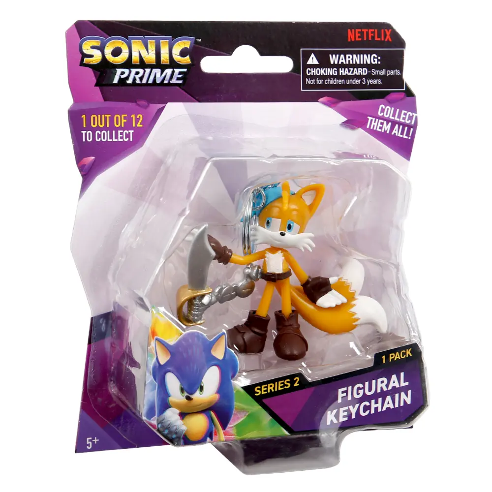 Sonic Figure Key Chain Blister Pack 2.5 Inch Assortment 1-piece