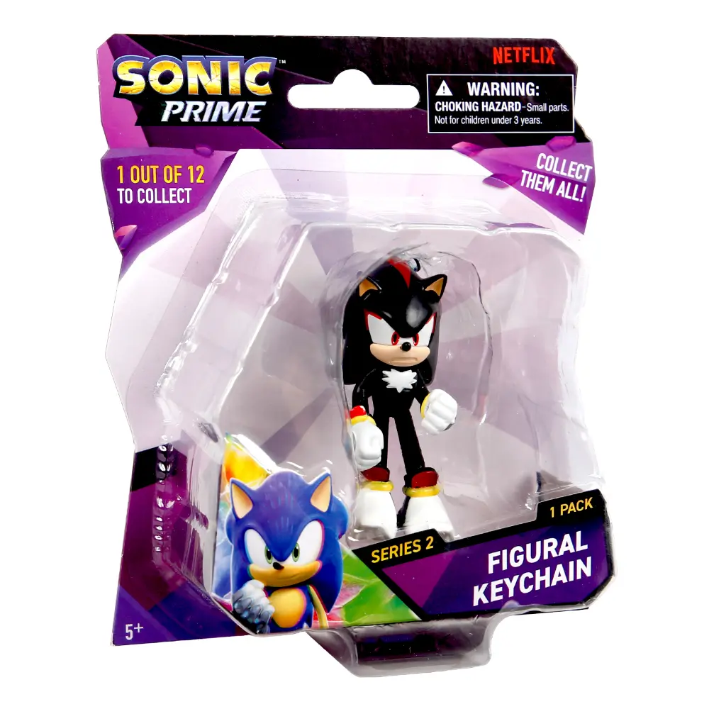Sonic Figure Key Chain Blister Pack 2.5 Inch Assortment 1-piece