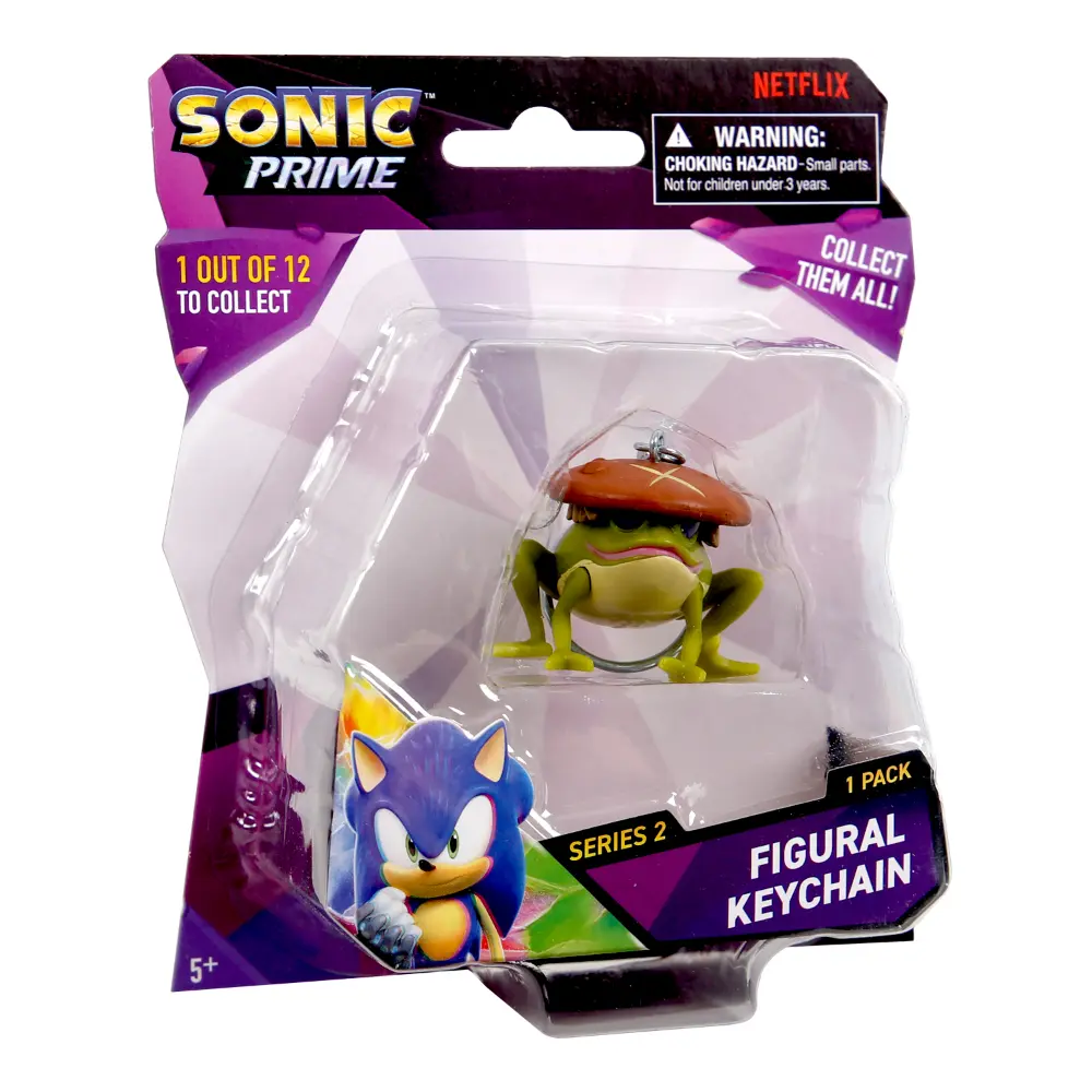 Sonic Figure Key Chain Blister Pack 2.5 Inch Assortment 1-piece