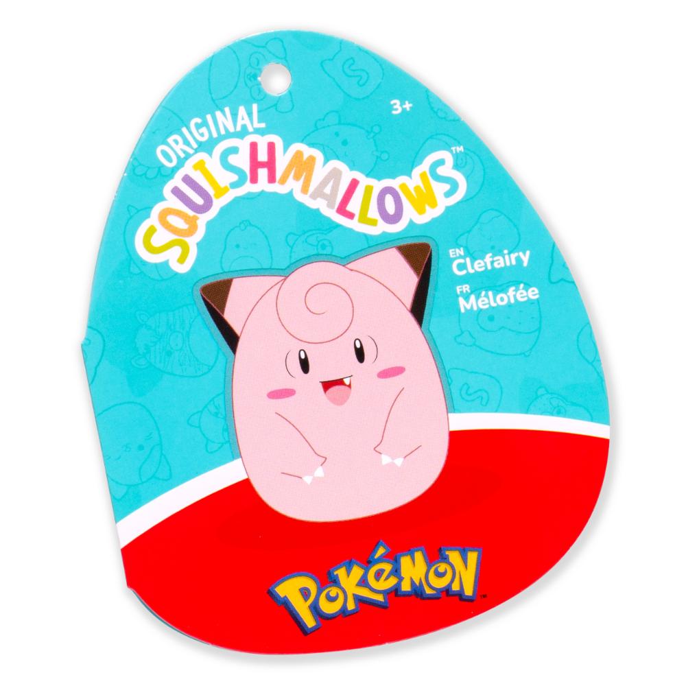 Pokemon Squishmallow Clefairy Plush