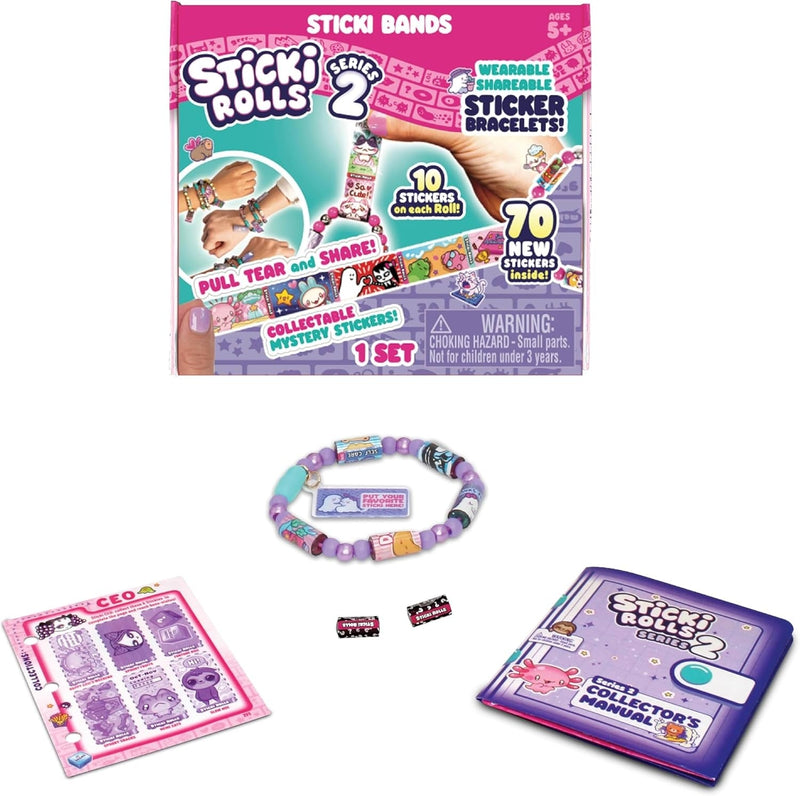 أشغال يدوية - Sticki Rolls Sticki Band Bracelet Series ٢