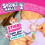 أشغال يدوية - Sticki Rolls Series ٢ Wearable Sticker Bracelet & Exclusive Character Pendant