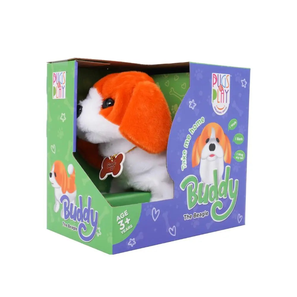 Pugs At Play Walking Buddy 6.5 Inch Battery Operated