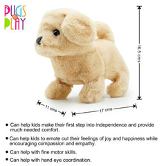 Pugs At Play Walking Goldie 6.5 B/O