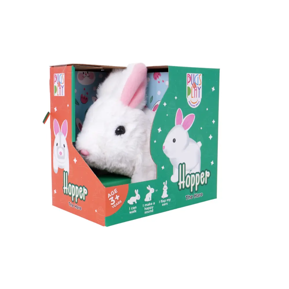 Pugs At Play Jumping Hopper 6.5inch B/O