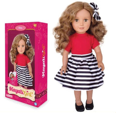 Hayati Girl Doll Siba Stripe Dress 18 Inch