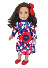 Hayati Girl Jeeda 18-Inch Fashion Doll in Blooming Dress