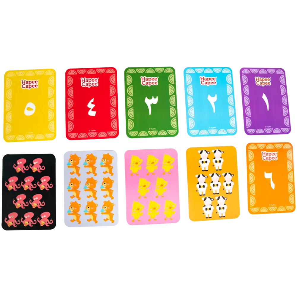 Hapee Capee Learning Cards Arabic