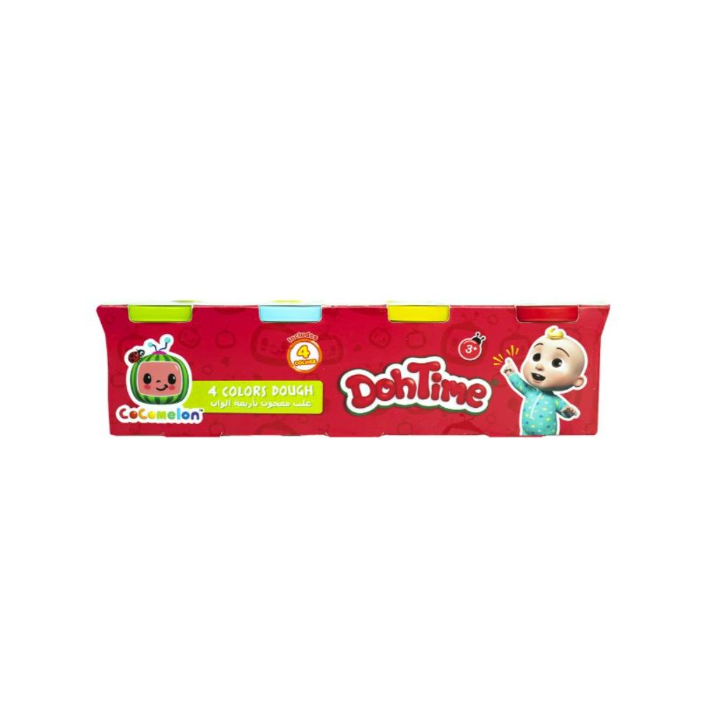 Dohtime Cocomelon 4 Colors Dough  Arts & Crafts