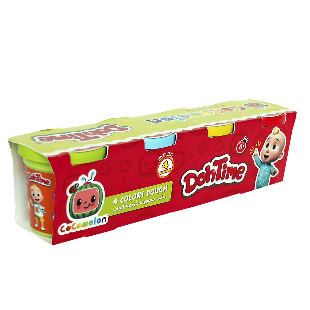 Dohtime Cocomelon 4 Colors Dough  Arts & Crafts