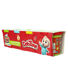 Dohtime Cocomelon 4 Colors Dough  Arts & Crafts