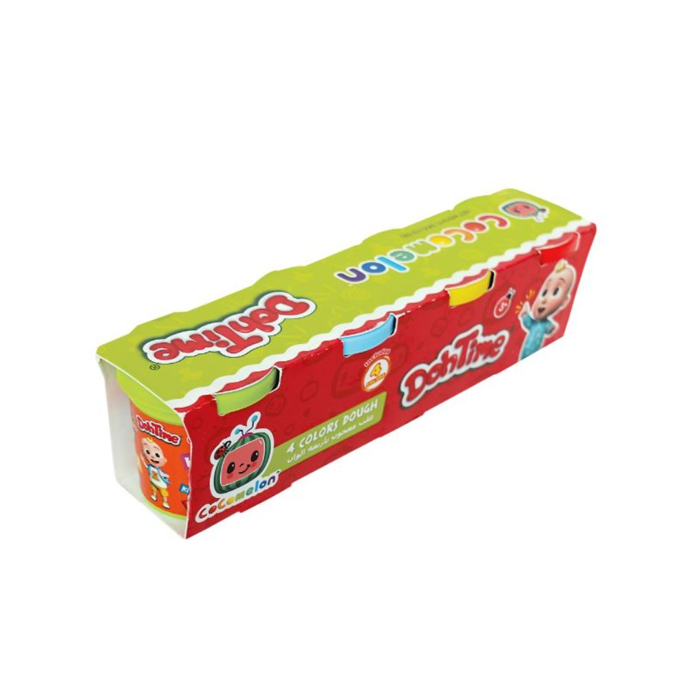Dohtime Cocomelon 4 Colors Dough  Arts & Crafts
