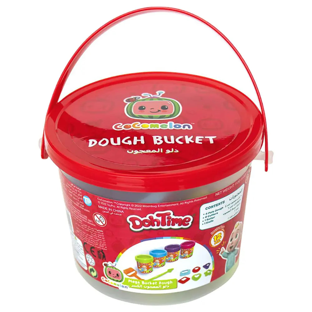 DohTime Cocomelon Mega Dough Bucket With Tools