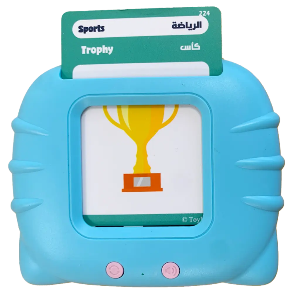 HapeeCapee Flash Learning Cards English/Arabic Battery Operated