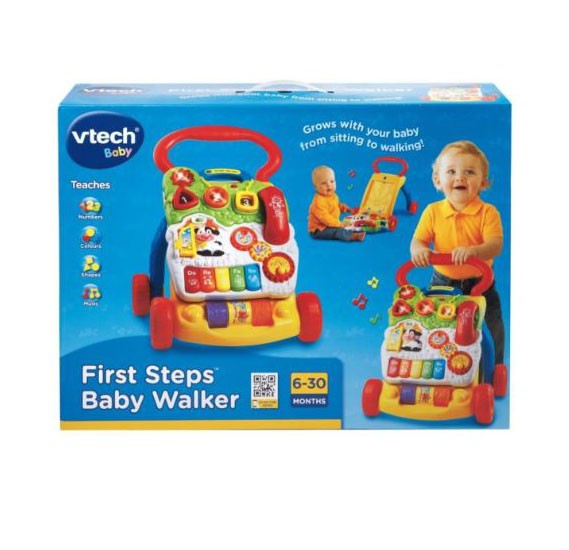 VTech Battery-Operated Baby Walker Learning Toy for Infants & Toddlers
