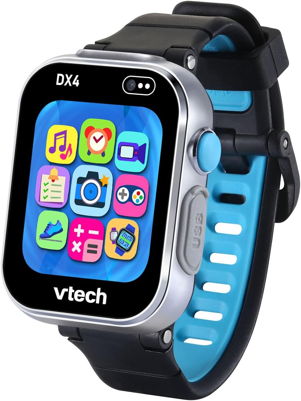 VTech Kidizoom Smart Watch Dx٤ أسود يعمل بالبطارية