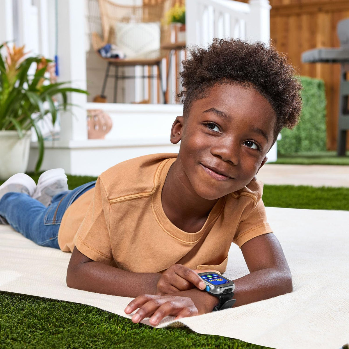 VTech Kidizoom Smart Watch Dx٤ أسود يعمل بالبطارية