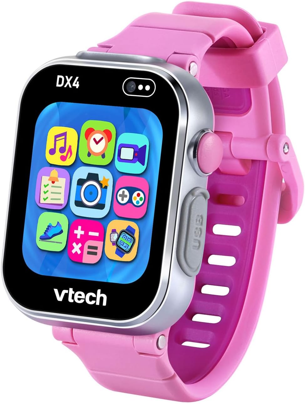 VTech Kidizoom Smart Watch Dx٤ وردي يعمل بالبطارية