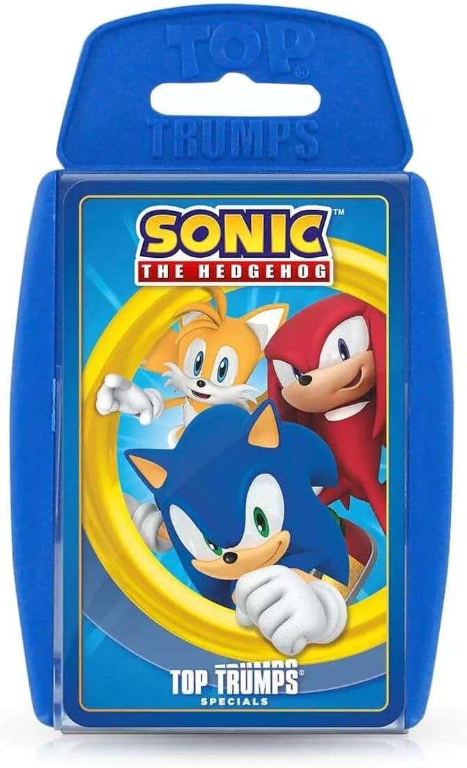 Top Trumps Card لعبة - Sonic the Hedgehog Edition مع Speed, Strength & Fun Facts
