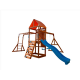 Dynamic Sports Olympia Wooden Swing Set with Slide & Monkey Bars