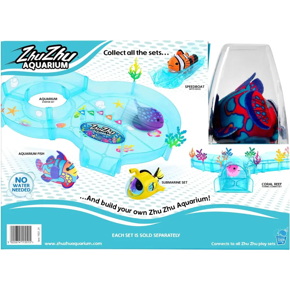 Zhuzhu Aquarium Bubble Ball and Surfboard with Fish