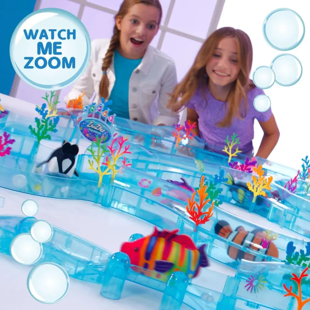 Zhuzhu Aquarium Bubble Ball and Surfboard with Fish