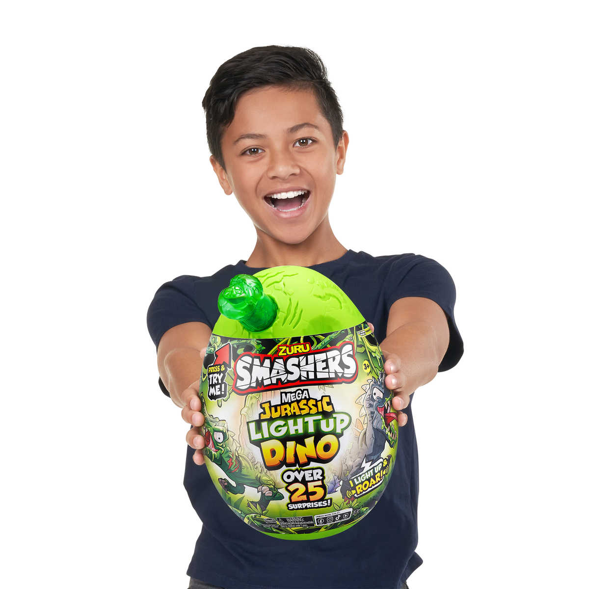 Smashers Mega Dino Combo Action Figure Playset for Kids