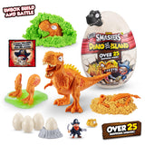 Smashers Mega Dino Combo Action Figure Playset for Kids