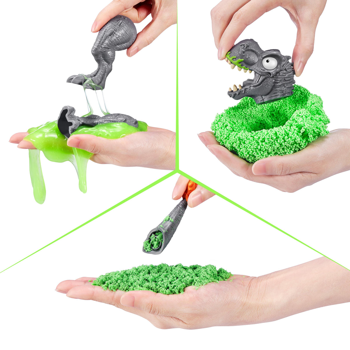 Smashers Mega Dino Combo Action Figure Playset for Kids