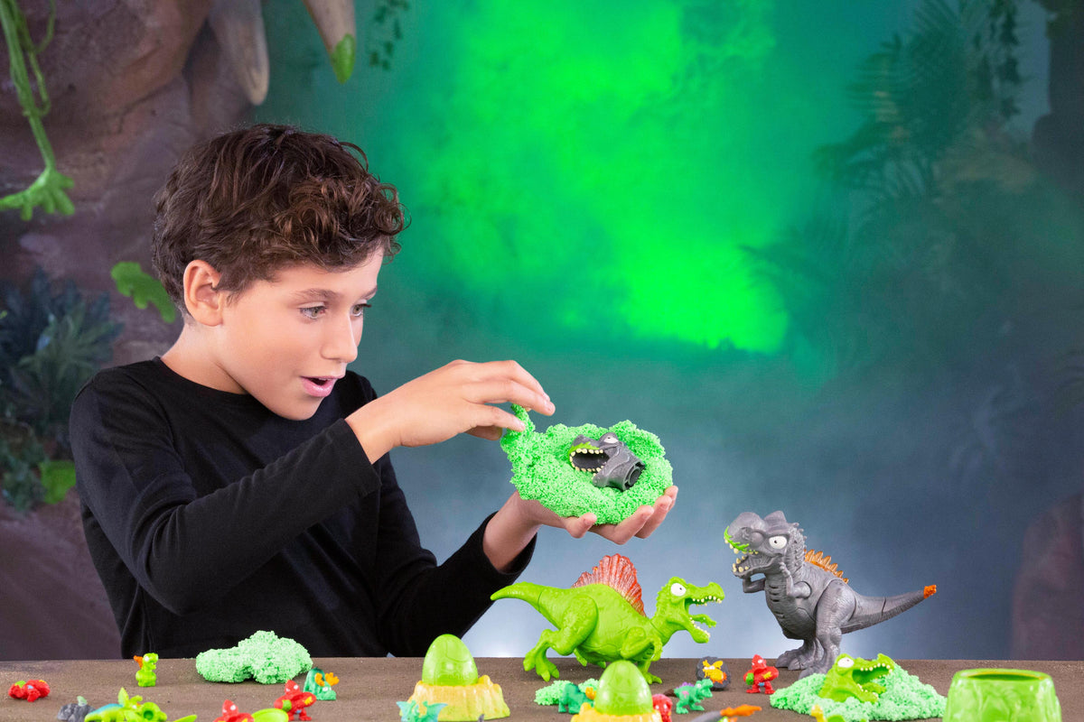 Smashers Mega Dino Combo Action Figure Playset for Kids