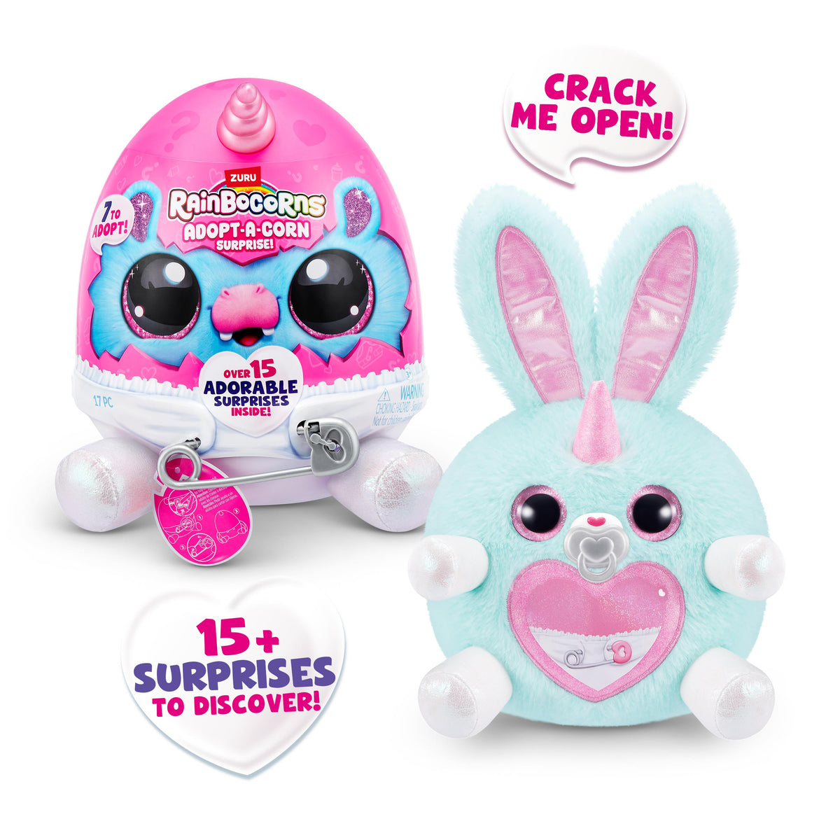 ألعاب قطيفة للشخصيات - Rainbocorns Adopt-A-Corn Surprise Collectible Toy for Kids